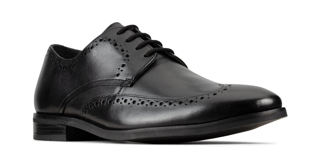 Clarks STANFORD LIMIT BLACK LEATHER MEN 3 Clarks STANFORD LIMIT BLACK LEATHER MEN