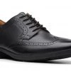 Clarks TILDEN WING BLACK LEATHER MEN