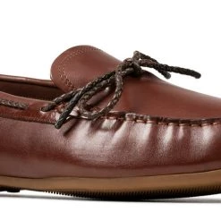 Clarks REAZOR BOAT BRITISH TAN LEA