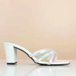 Inc.5 BLOCK HEEL STRAPY MULES Inc5