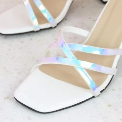 Inc.5 BLOCK HEEL STRAPY MULES Inc5