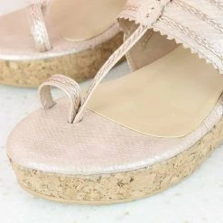 Inc.5 PLATFORM KOLHAPURI-ROSE GOLD SALE