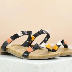 Inc.5 SALE FLAT DOUBLE STRAP MULES