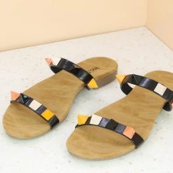 Inc.5 SALE FLAT DOUBLE STRAP MULES