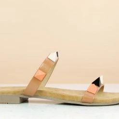Inc.5 FLAT DOUBLE STRAP MULES SALE