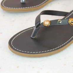 Inc.5 FLAT CASUAL THONG-BLACK