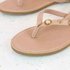 Inc.5 SALE FLAT CASUAL THONG-PEACH