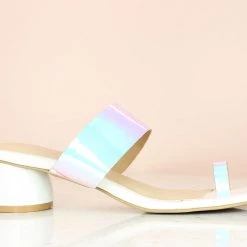 Inc.5 ROUND HEEL TOE POST - WHITE SALE