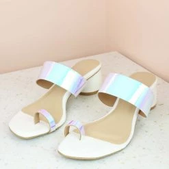 Inc.5 ROUND HEEL TOE POST - WHITE SALE