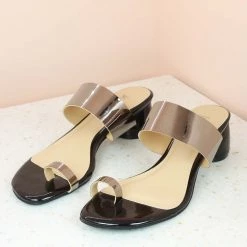 Inc.5 ROUND HEEL TOE POST - BLACK SALE