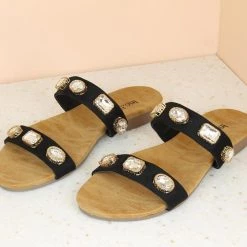 Inc.5 SALE FLAT DOUBLE STRAP MULES