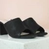 Inc.5 SALE BLOCK HEEL FORMAL MULES-BLACK