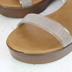 Inc.5 Mules DOUBLE STRAP MULE - GUN METAL