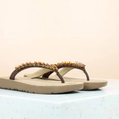 Inc.5 SALE FLAT CASUAL THONG-BROWN