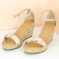 Inc.5 WOVEN FLAT CASUAL MULE-BEIGE SALE