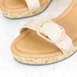 Inc.5 WOVEN FLAT CASUAL MULE-BEIGE SALE