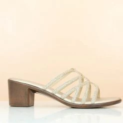 Inc.5 STRAPY MULE-GOLD