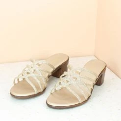 Inc.5 STRAPY MULE-GOLD