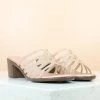 Inc.5 SALE STRAPY MULE-ROSE GOLD