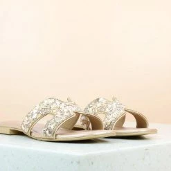 Inc.5 SALE FLAT CASUAL MULE-ROSE GOLD