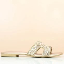 Inc.5 SALE FLAT CASUAL MULE-ROSE GOLD