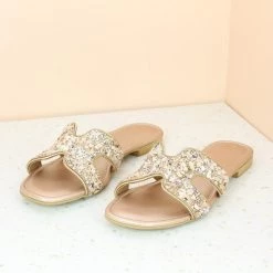 Inc.5 SALE FLAT CASUAL MULE-ROSE GOLD