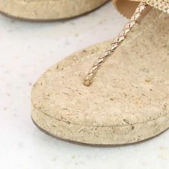 Inc.5 SEQUIN LACE PLATFORM THONG-ROSE GOLD 9 Inc.5 SEQUIN LACE PLATFORM THONG-ROSE GOLD