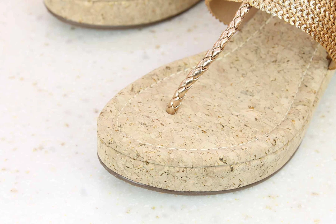 Inc.5 SEQUIN LACE PLATFORM THONG-ROSE GOLD 6 Inc.5 SEQUIN LACE PLATFORM THONG-ROSE GOLD