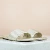 Inc.5 SQUARE SHAPE STRAPY FLAT MULE-LIGHT GOLD 2 Inc.5 SQUARE SHAPE STRAPY FLAT MULE-LIGHT GOLD