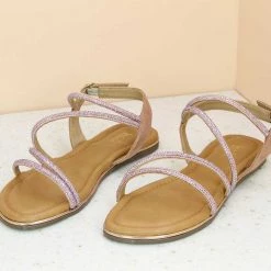 Inc.5 FLAT CASUAL SANDAL-PEACH