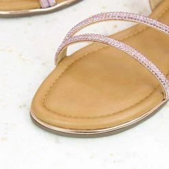 Inc.5 FLAT CASUAL SANDAL-PEACH