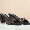 Inc.5 BLOCK HEEL MULE - BLACK SALE