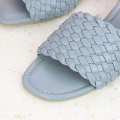 Inc.5 SALE WOVEN MULE - BLUE