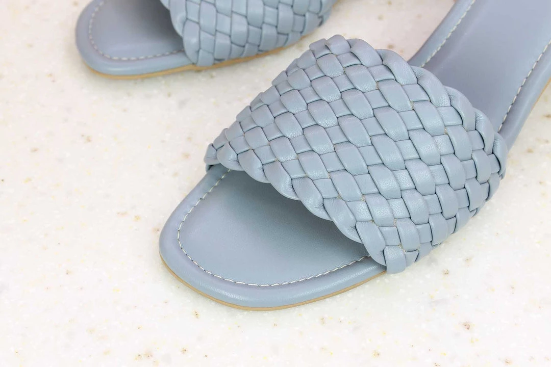 Inc.5 SALE WOVEN MULE - BLUE 4 Inc.5 SALE WOVEN MULE - BLUE