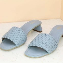 Inc.5 SALE WOVEN MULE - BLUE 9 Inc.5 SALE WOVEN MULE - BLUE