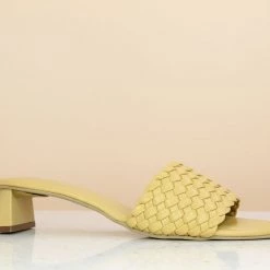 Inc.5 WOVEN MULE - YELLOW