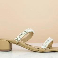 Inc.5 DOUBLE STRAP BLOCK HEEL MULES