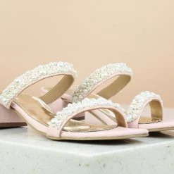 Inc.5 DOUBLE STRAP BLOCK HEEL MULES