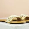 Inc.5 SALE FLAT PEARL MULE - YELLOW