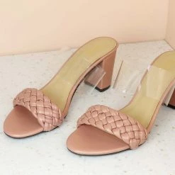 Inc.5 BLOCK HEEL MULES SALE 9 Inc.5 BLOCK HEEL MULES SALE