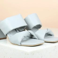 Inc.5 BLOCK HEEL TWISTED MULES