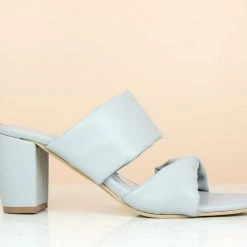 Inc.5 BLOCK HEEL TWISTED MULES