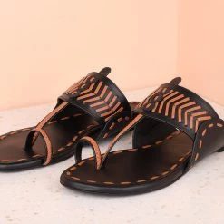 Inc.5 WOMEN FLAT STITCHED KOLHAPURI 9 Inc.5 WOMEN FLAT STITCHED KOLHAPURI