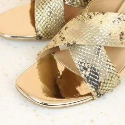 Inc.5 BLOCK HEEL CROSS STRAP