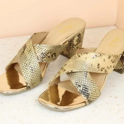 Inc.5 BLOCK HEEL CROSS STRAP