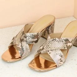 Inc.5 CROSS STRAP BLOCK HEELS SALE