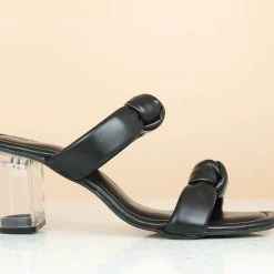 Inc.5 GLASS HEEL KNOTTED