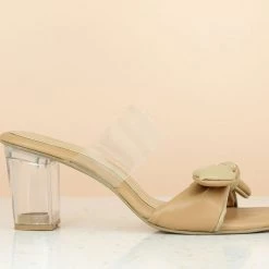 Inc.5 GLASS HEEL MULES