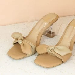 Inc.5 GLASS HEEL MULES