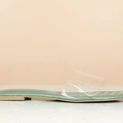 Inc.5 TRANSPARENT FLAT MULES